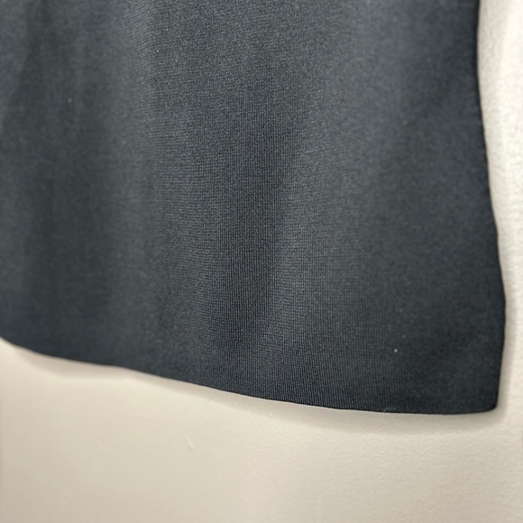 Milly Black Sheer mock neck long Sleeve Top size s - Picture 3 of 15